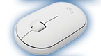 LOGITECH Pebble M350 Wireless Mouse - OFF-WHITE - 2.4GHZ/BT - CLOSED BOX -910-005716